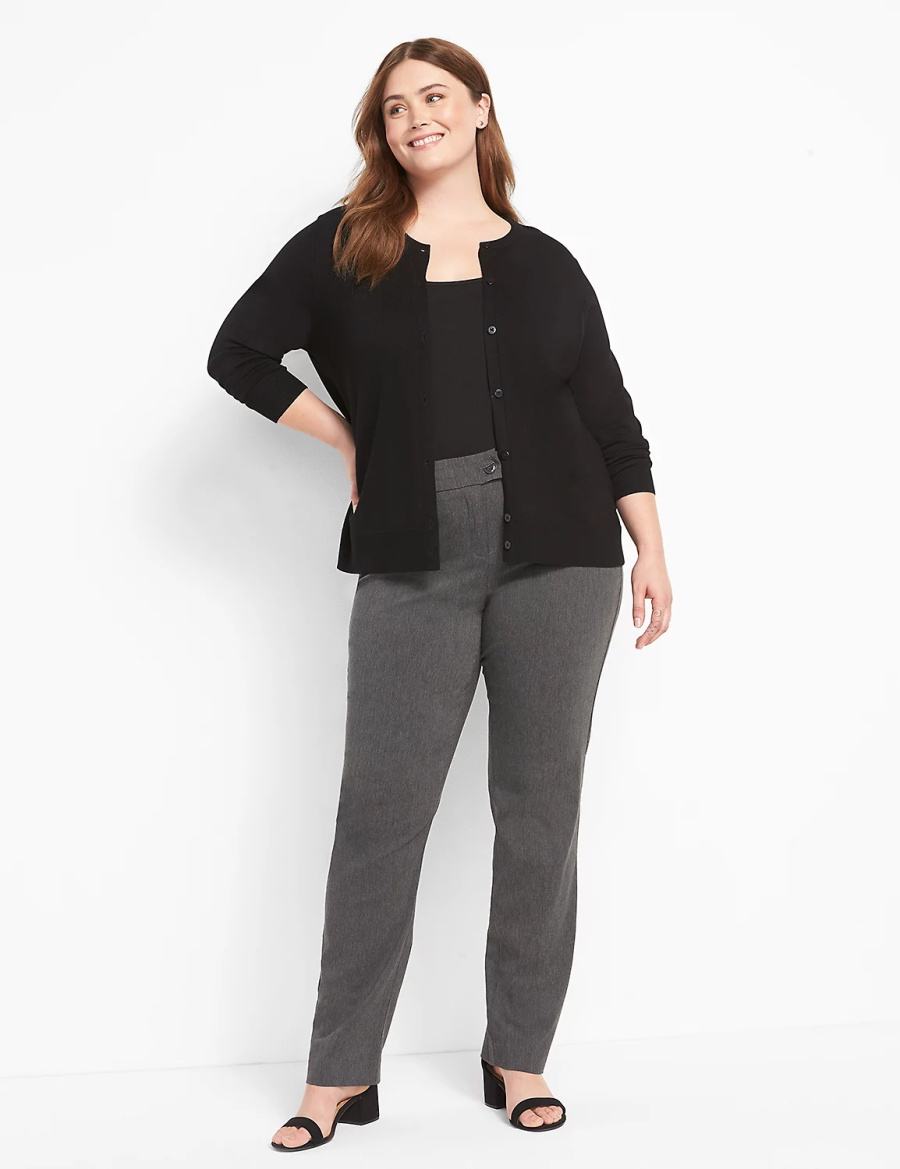 Grey Lane Bryant Straight Leg 4-Season Women Pants | KCN7387IV