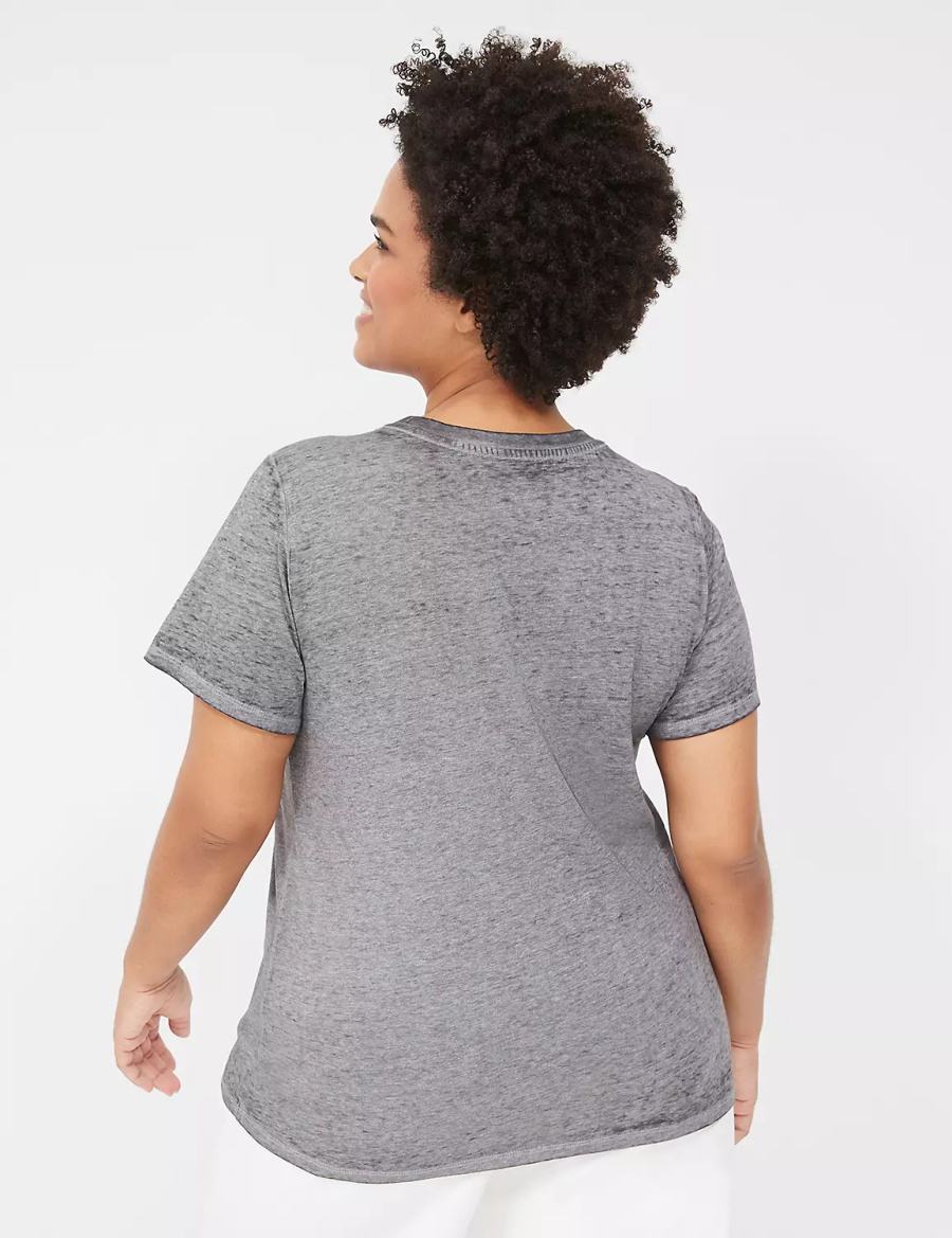 Grey Lane Bryant Sunshine Chaser Graphic Tee Women T Shirts | MEX4023OU