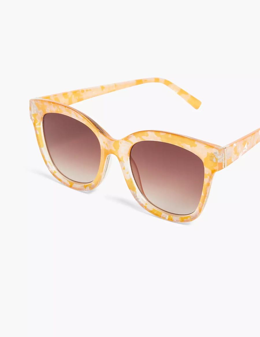 Orange Lane Bryant Orange Cateye Women Sunglasses | TUK5446CI