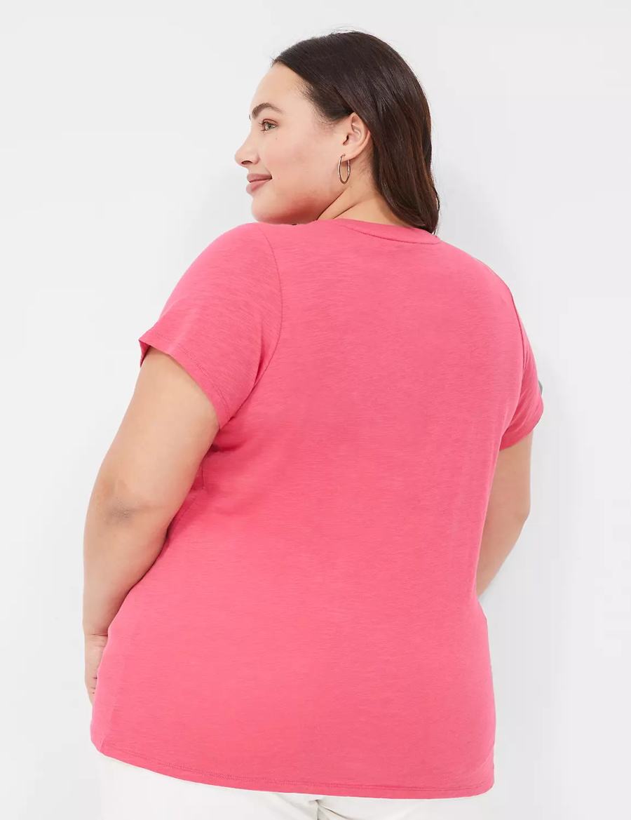 Pink Lane Bryant Coca-Cola Graphic Tee Women T Shirts | UTC9238GF