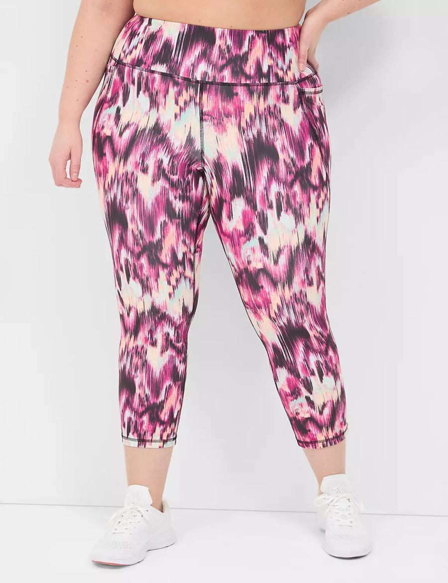 Pink Lane Bryant LIVI High-Rise Recycled LIVI Soft Capri Women Leggings | MAF728WC