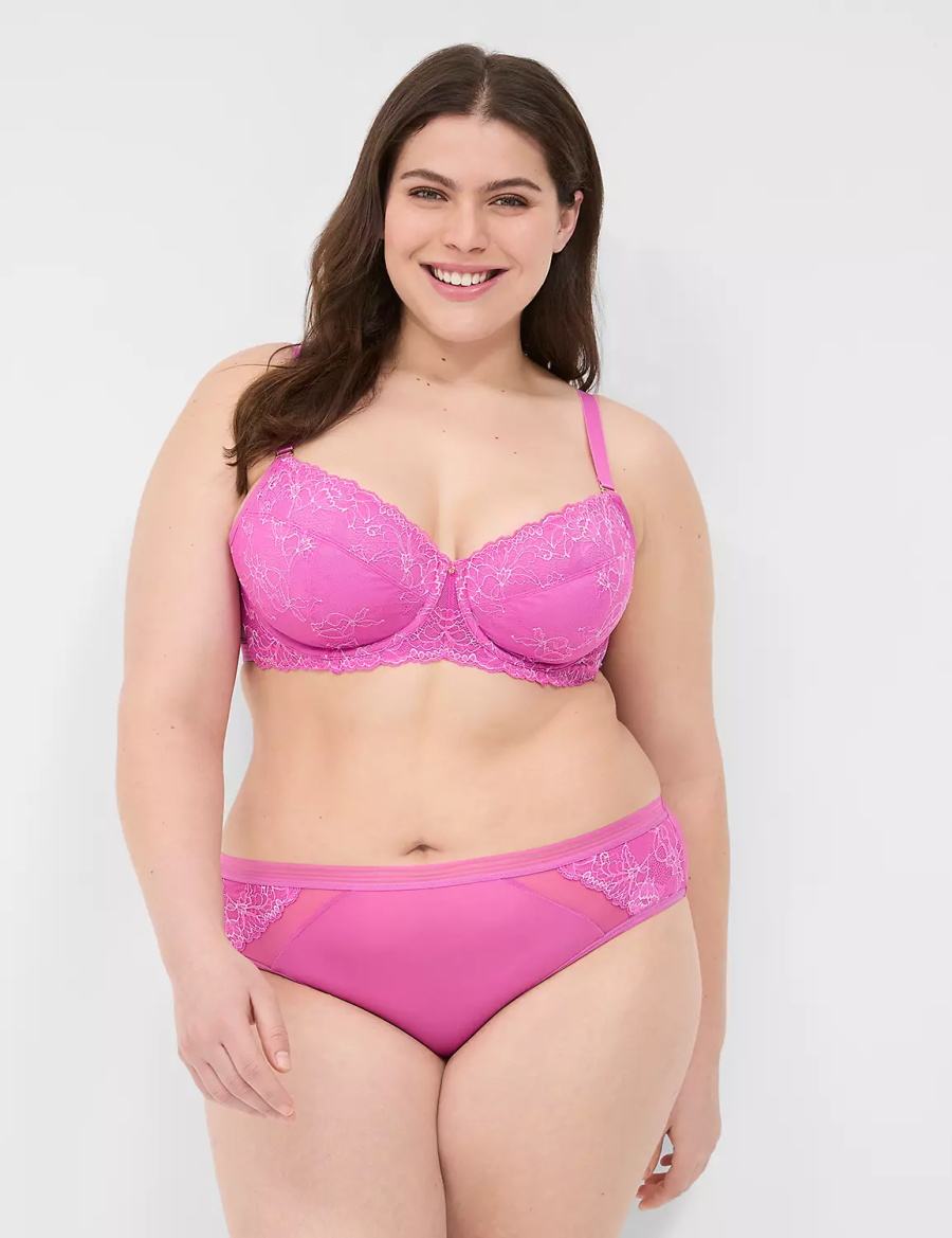 Purple Lane Bryant Modern Romance Women Cheeky Panty | PZH1015CY