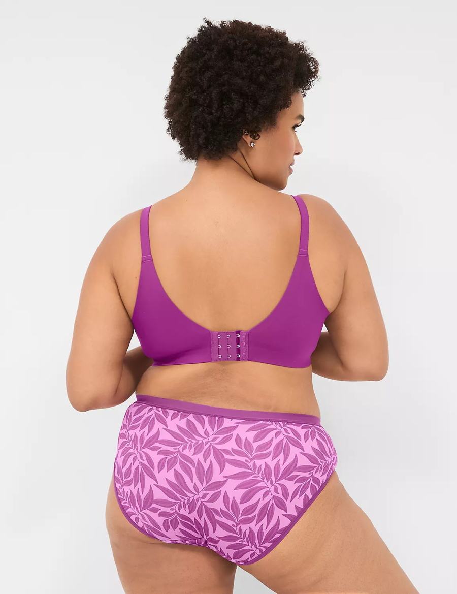 Purple Lane Bryant No-Show Women Hipster Panty | ZLP1217PA