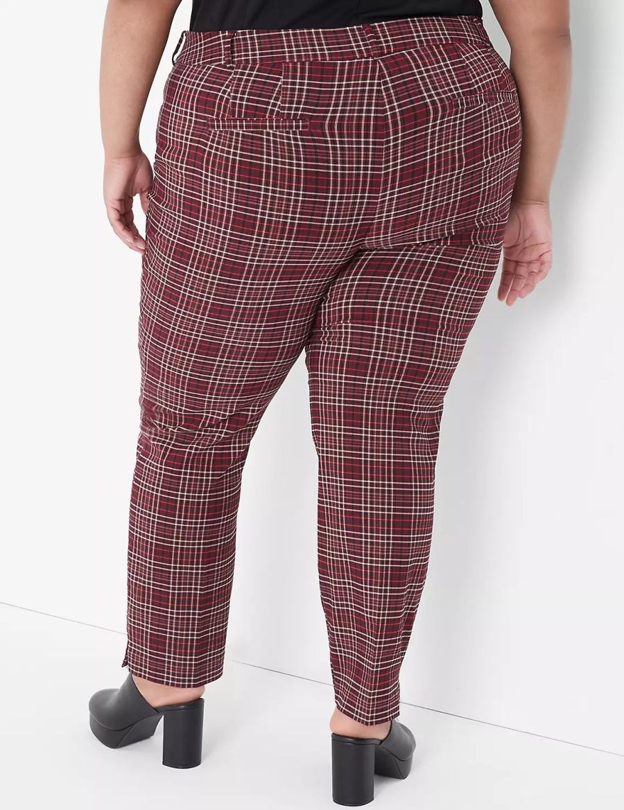 Red Lane Bryant Slim Ankle 4-Season Women Pants | QKF10011RQ