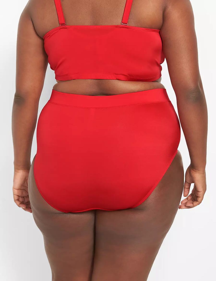 Red Lane Bryant Swim Women Briefs | UBO6311UR