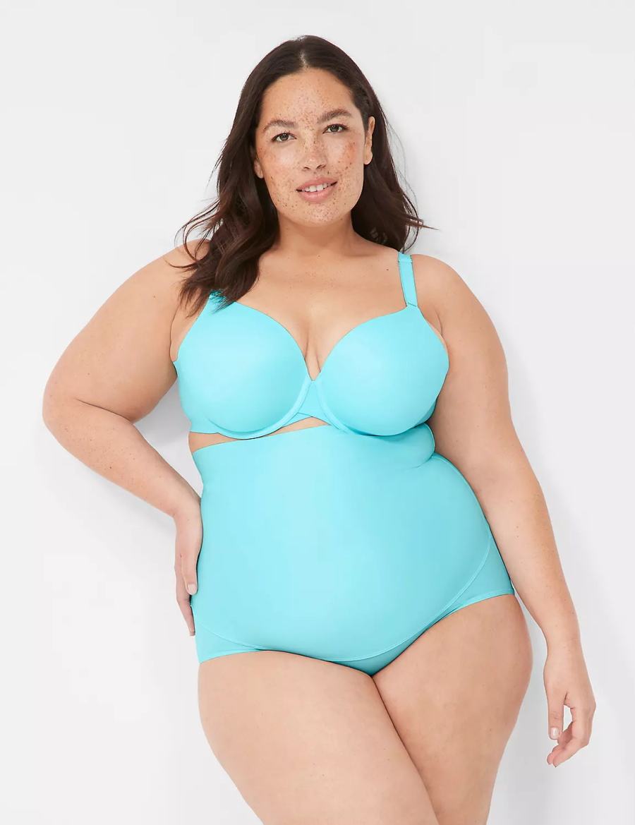 Turquoise Lane Bryant Totally Smooth Lightly Lined Full Coverage Women Bralettes | HNJ1883VR