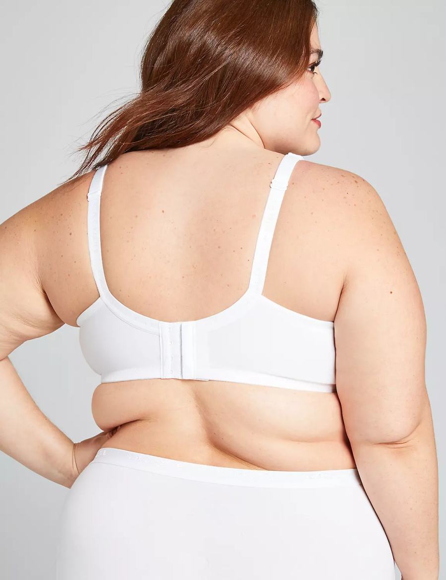 White Lane Bryant Cotton Lightly Lined Full Coverage Women Bralettes | GQL6462JD