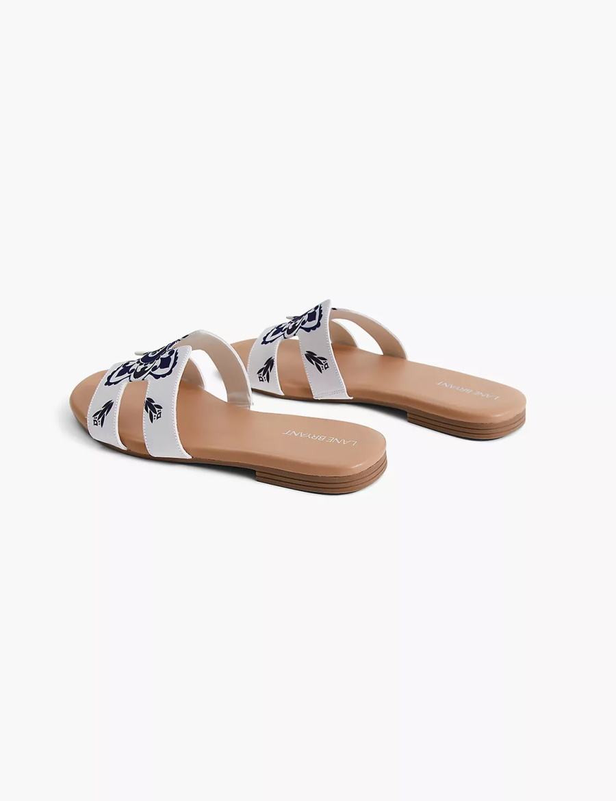 White Lane Bryant Dream Cloud Slip-On Women Flat Sandals | RXM5341EH