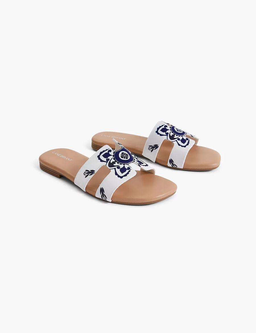 White Lane Bryant Dream Cloud Slip-On Women Flat Sandals | RXM5341EH