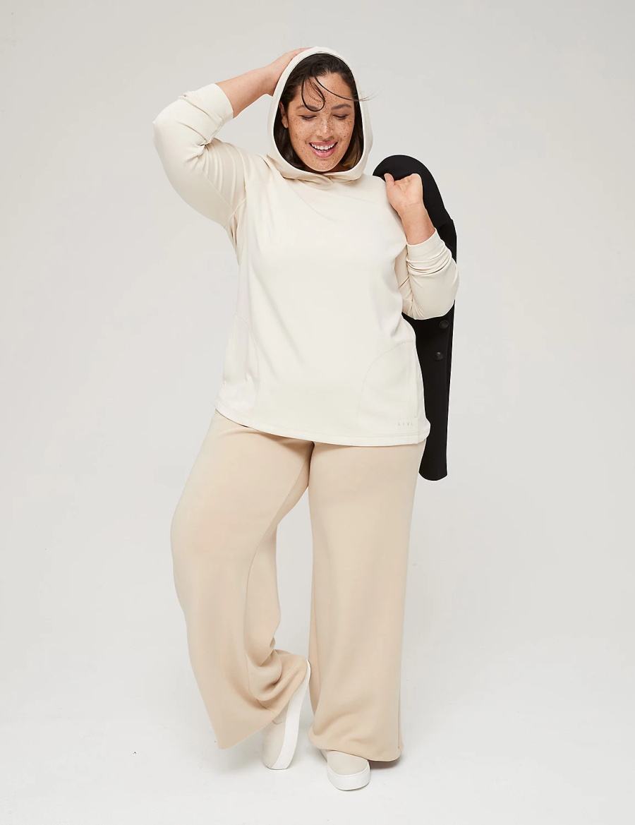 White Lane Bryant LIVI Hooded Journey Pullover Women Pullover | MQT2677NE