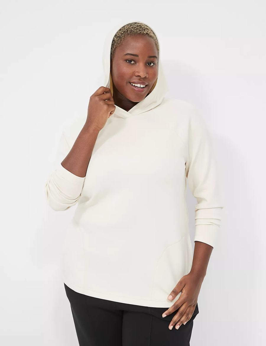 White Lane Bryant LIVI Hooded Journey Pullover Women Pullover | MQT2677NE