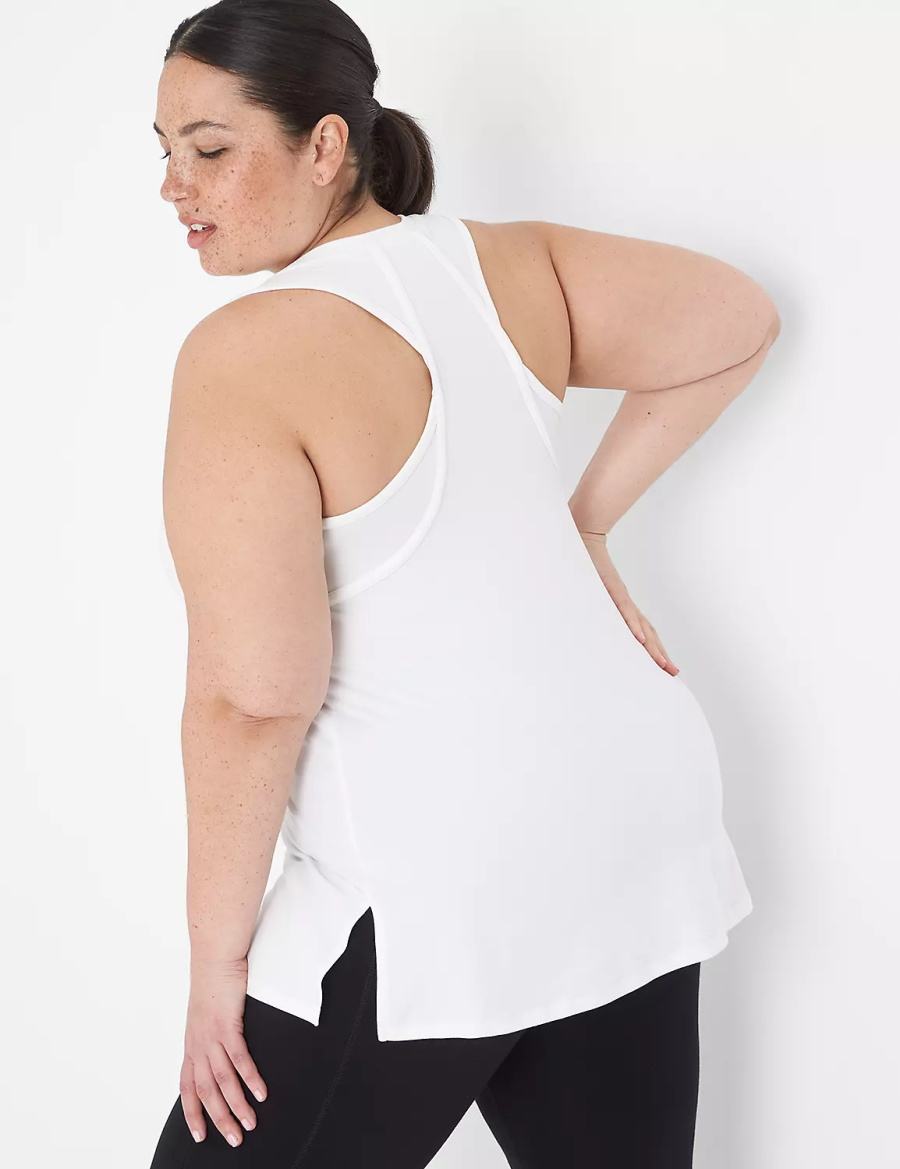 White Lane Bryant LIVI Pride Racerback Women Tank Top | GYC2191FH