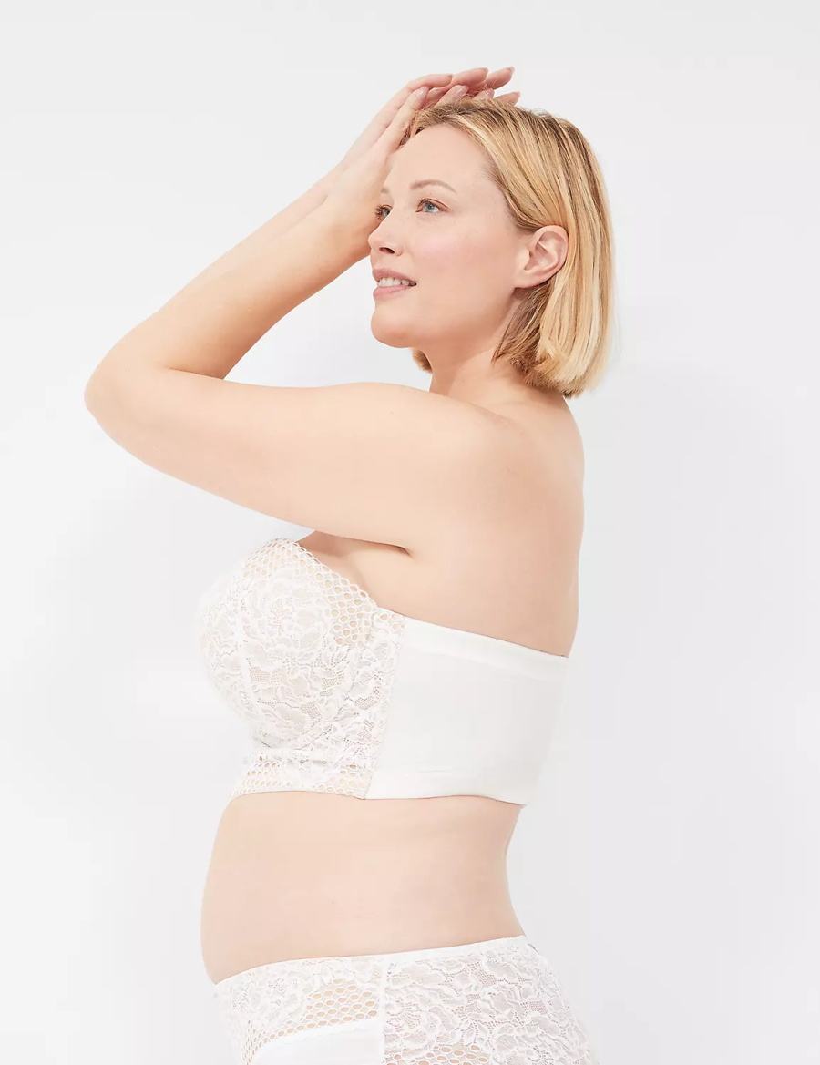 White Lane Bryant Longline Boost Multi-Way Women Strapless Bra | XDV841MR