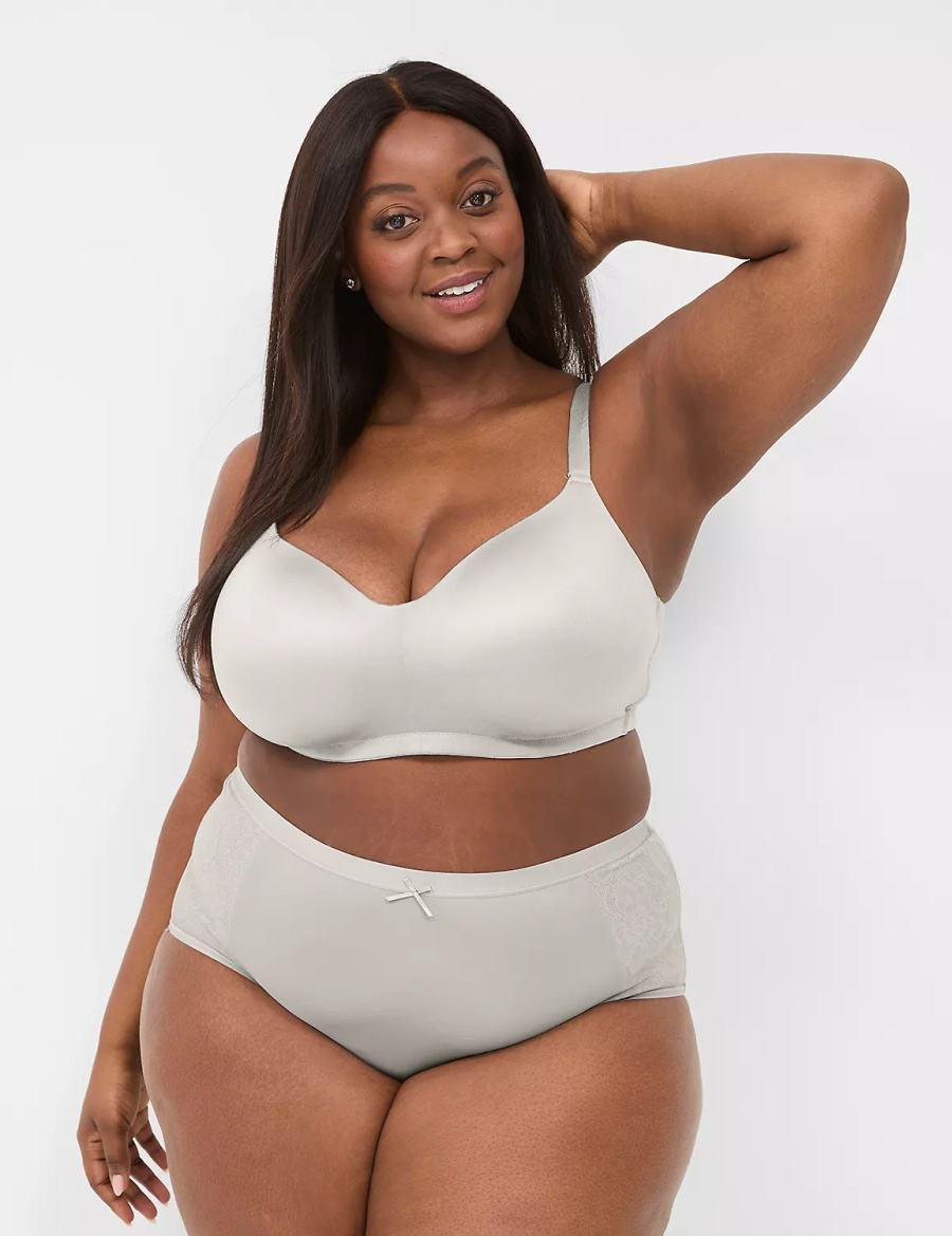 White Lane Bryant No-Show Full with Lace Women Briefs | OPW8054JE