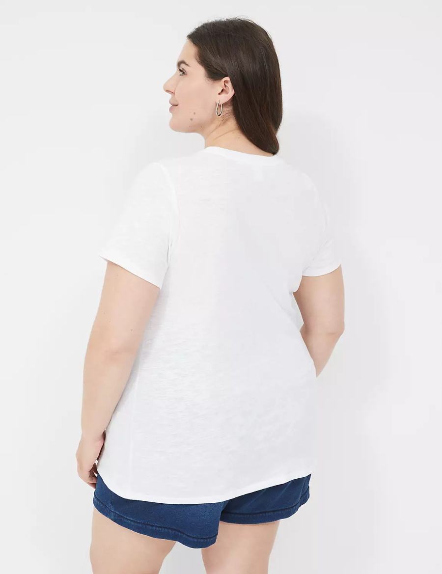 White Lane Bryant Take a Break Graphic Tee Women T Shirts | JLA8919CU