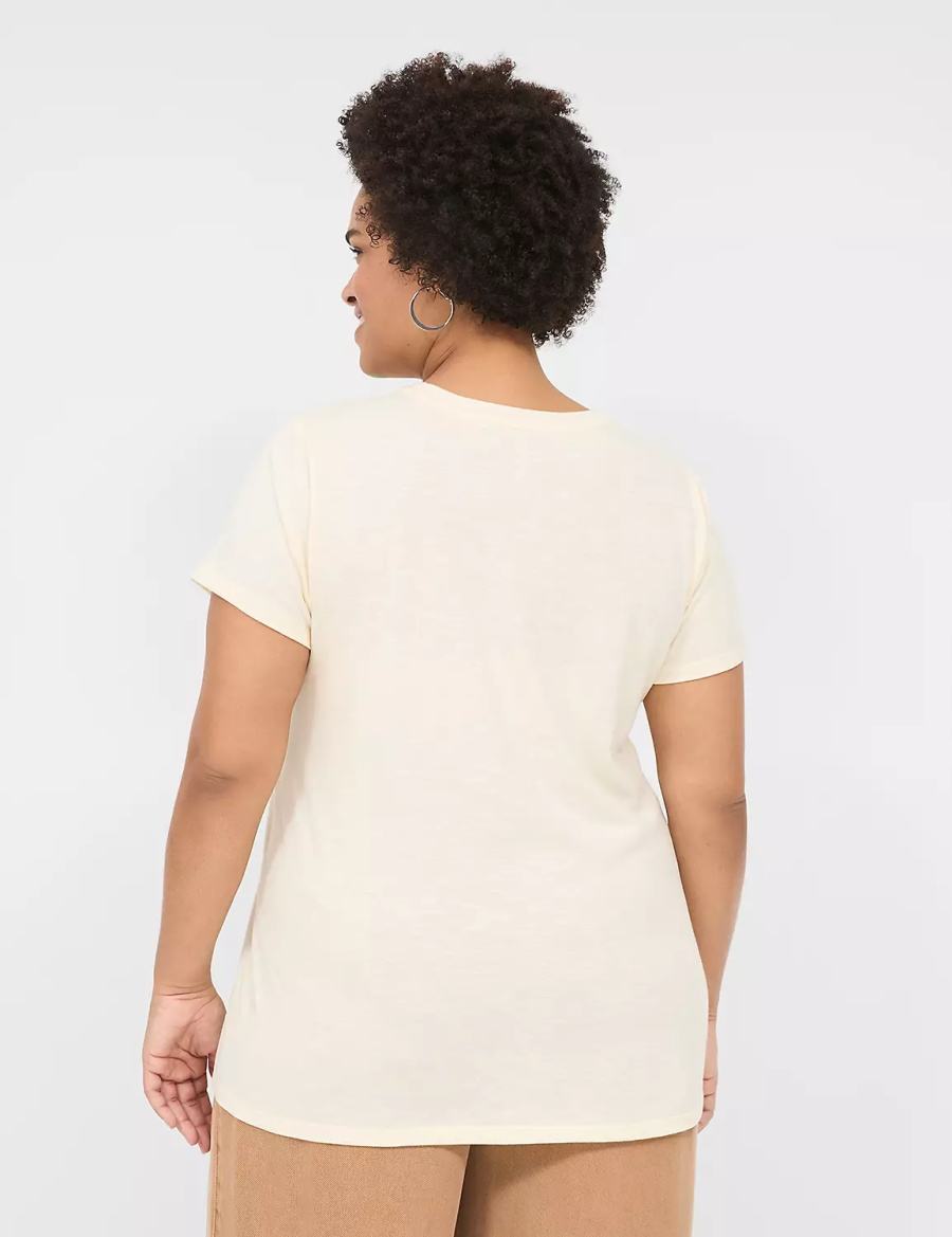 White Lane Bryant Teachers Inspire Graphic Tee Women T Shirts | VCE6447FZ