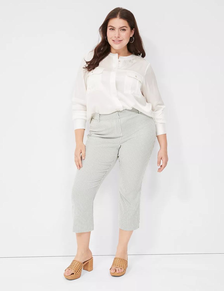 White Rose Lane Bryant Satin Long-Sleeve Button-Front Women Blouse | XRV331BK